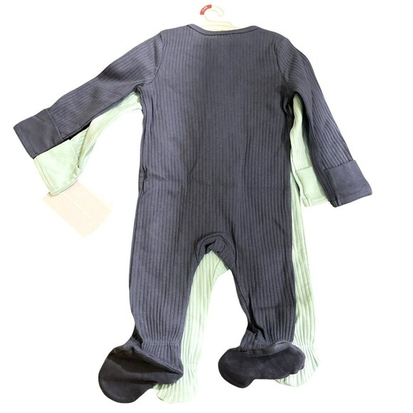 Cloud Island 2-Pack Sleep N Plays 3-6M 2-Way Zipper One Piece NWT - Picture 2 of 4